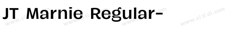 JT Marnie Regular字体转换